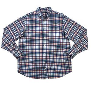 Cremieux Button Down Shirt Mens M Medium Multicolor Plaid Long Sleeve Cotton